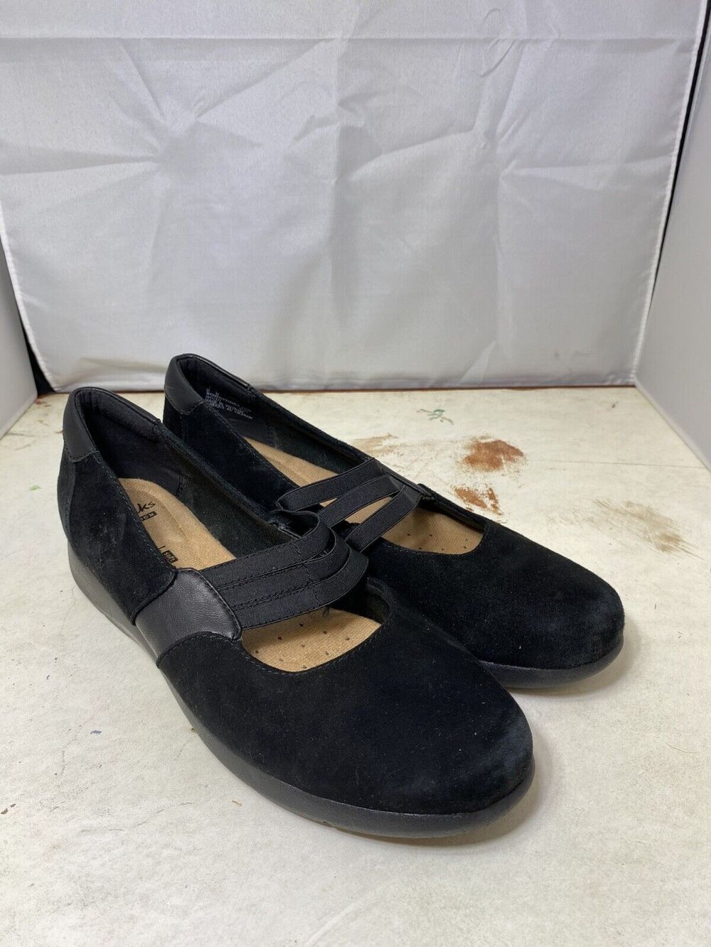 Clarks IDELLA CATE Suede Women Shoes Sz 9.5